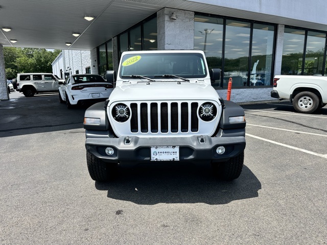 2022 Bright White Clearcoat Jeep Wrangler Unlimited Sport Altitude 4X4 SUV