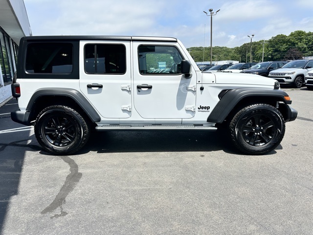 2022 Bright White Clearcoat Jeep Wrangler Unlimited Sport Altitude 4X4 SUV