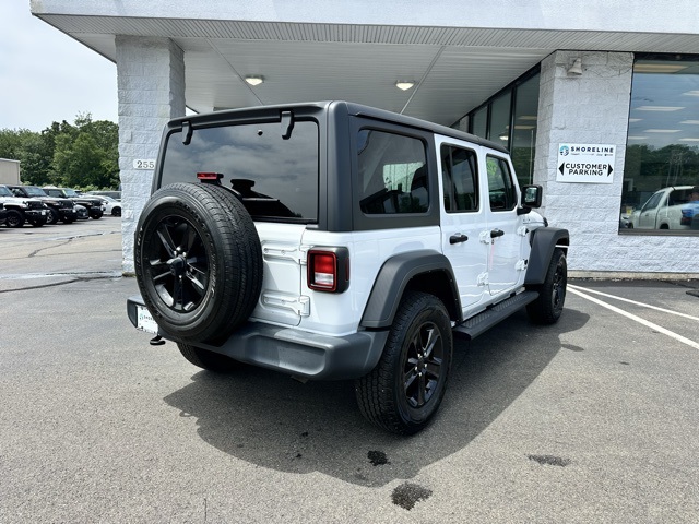 2022 Bright White Clearcoat Jeep Wrangler Unlimited Sport Altitude 4X4 SUV