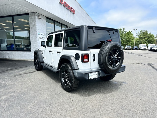 2022 Bright White Clearcoat Jeep Wrangler Unlimited Sport Altitude 4X4 SUV