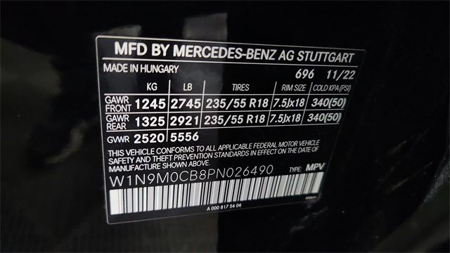 2023 Mercedes-Benz EQB 250+ FWD 2023 Mercedes-Benz EQB 250+ FWD