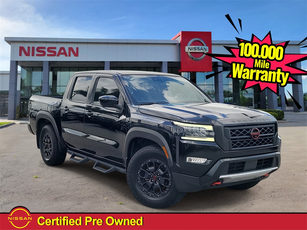 2022 Super Black Nissan Frontier PRO-X RWD Truck