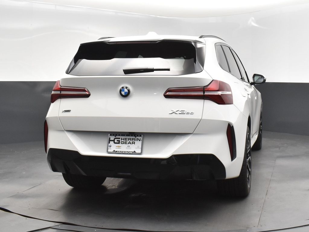 2025 Alpine White BMW X3 30 xDrive AWD SUV