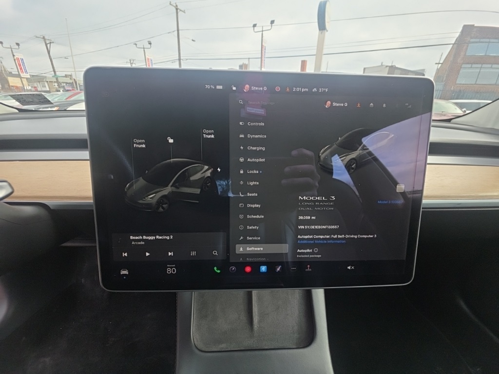 used 2022 Tesla Model 3 car, priced at $23,895