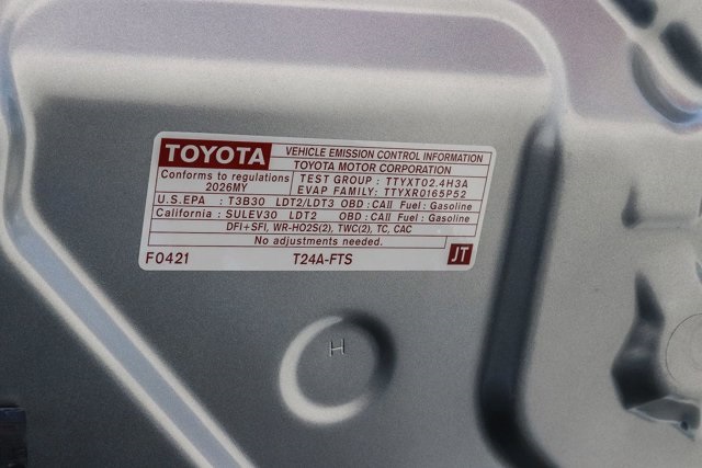 new 2026 Toyota Tacoma car, priced at $40,964