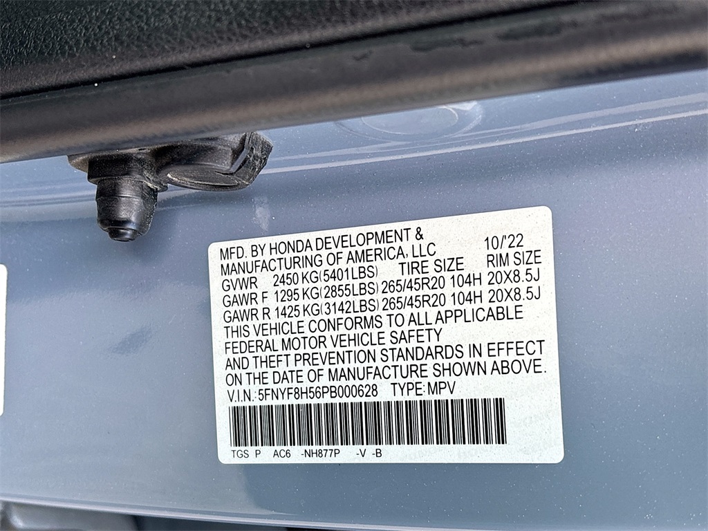 2023 Honda Passport EX-L Sport photo 24