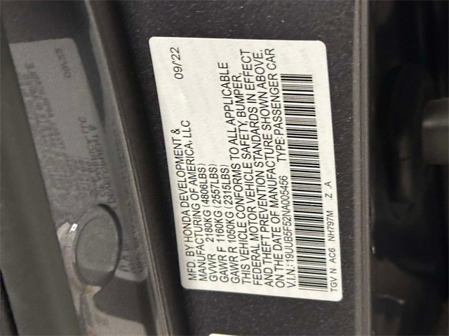 used 2022 Acura TLX car, priced at $32,450