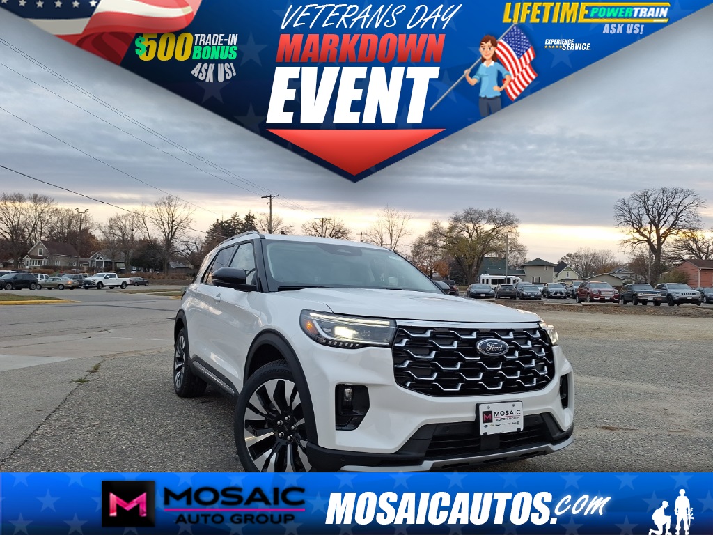 New 2026 Ford Explorer Platinum SUVs