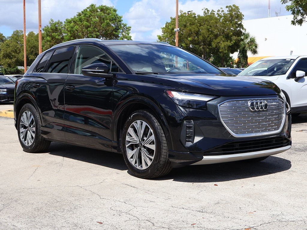 Used 2023 Audi Q4 e-tron Premium Plus with VIN WA1BCBFZ0PP021847 for sale in Cleveland, OH
