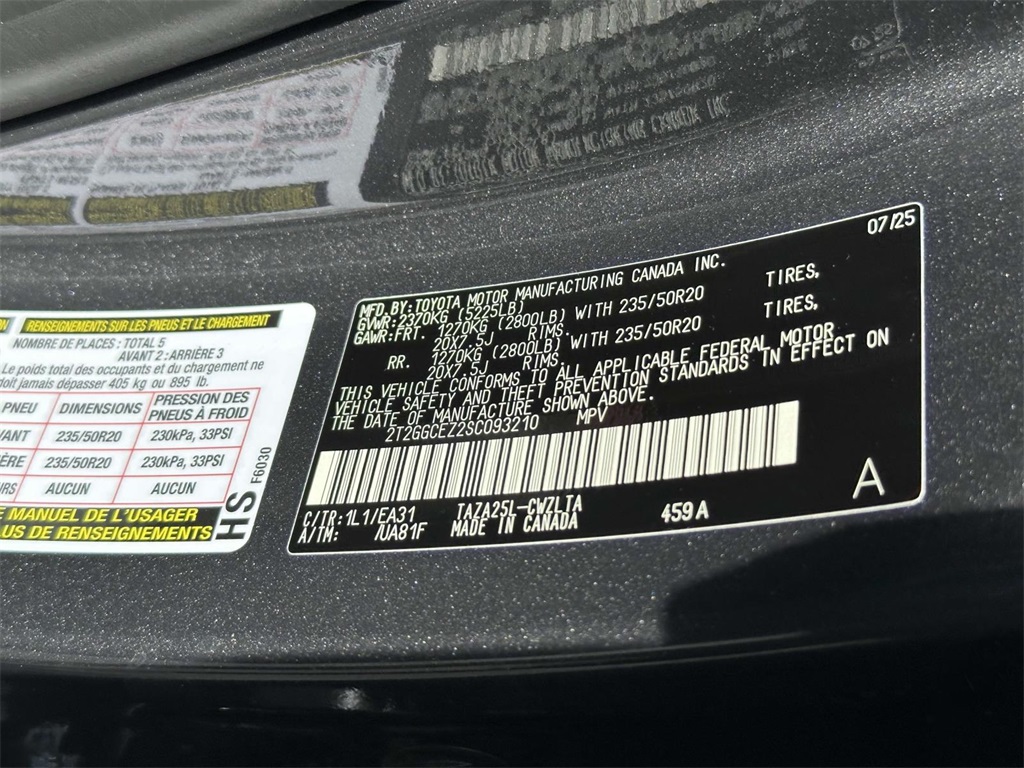 new 2025 Lexus NX car, priced at $52,659