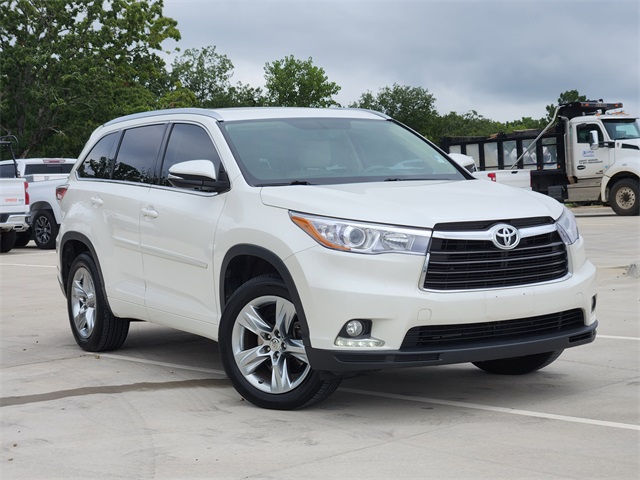 2015 Blizzard Pearl Toyota Highlander Limited SUV