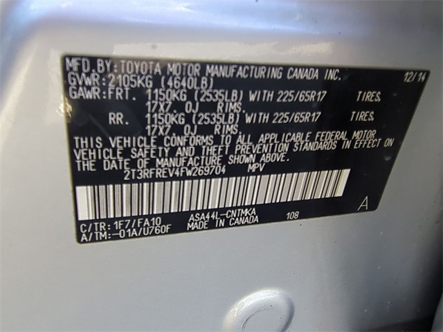 used 2015 Toyota RAV4 car, priced at $10,991