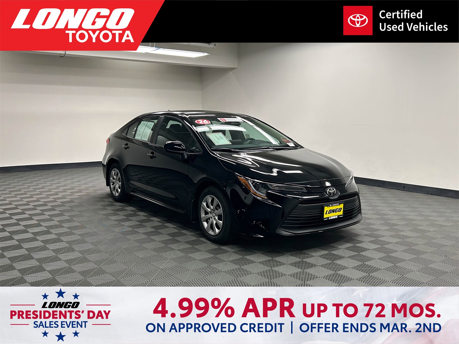 used 2026 Toyota Corolla car, priced at $24,291