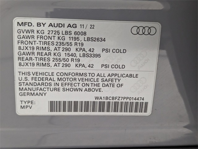 used 2023 Audi Q4 e-tron car, priced at $25,781