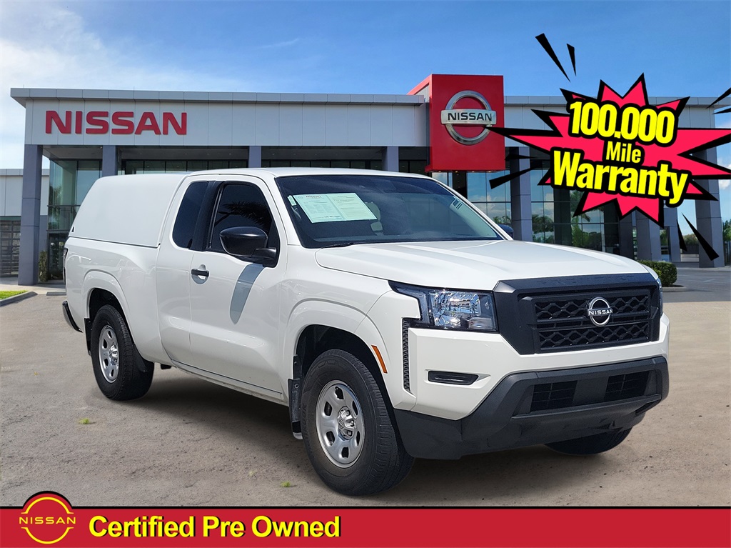 2024 Glacier White Nissan Frontier S RWD Truck