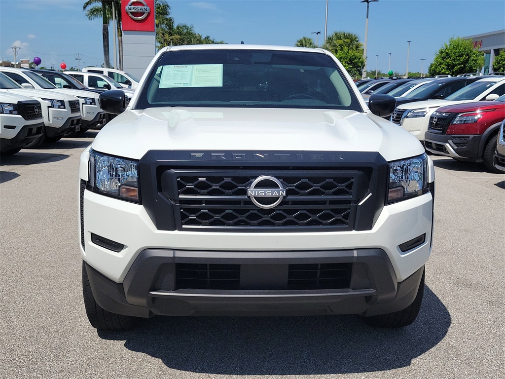 2024 Glacier White Nissan Frontier S RWD Truck