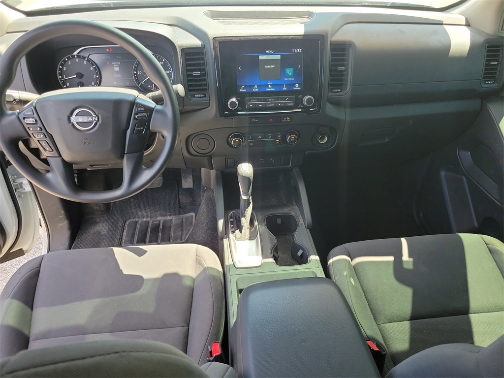 2024 Glacier White Nissan Frontier S RWD Truck