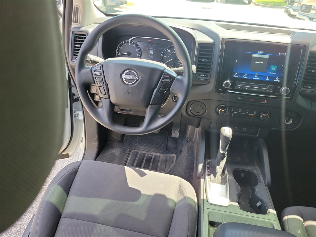 2024 Glacier White Nissan Frontier S RWD Truck