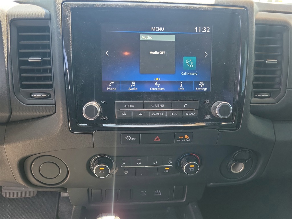 2024 Glacier White Nissan Frontier S RWD Truck