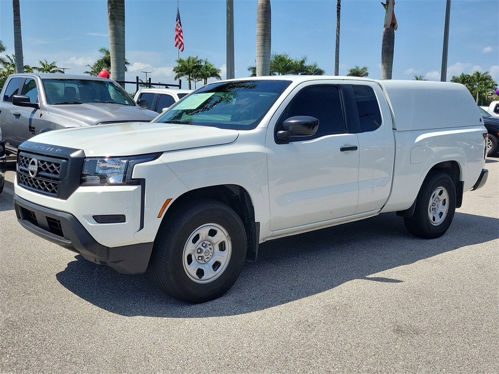 2024 Glacier White Nissan Frontier S RWD Truck