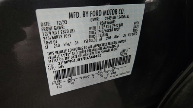 2024 Ford Edge SEL AWD 2024 Ford Edge SEL AWD