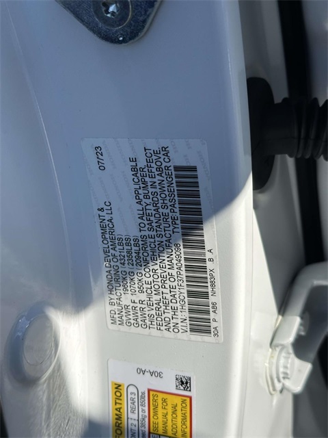 used 2023 Honda Accord car, priced at $22,445