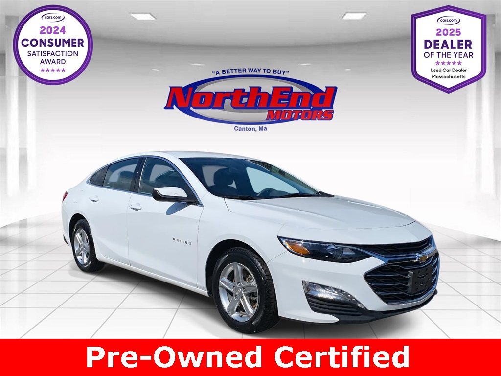2022 Summit White Chevrolet Malibu LT FWD Sedan