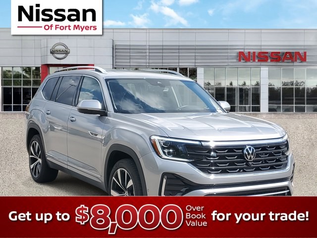 2024 Silver Mist Metallic Volkswagen Atlas 2.0T SEL Premium R-Line SUV
