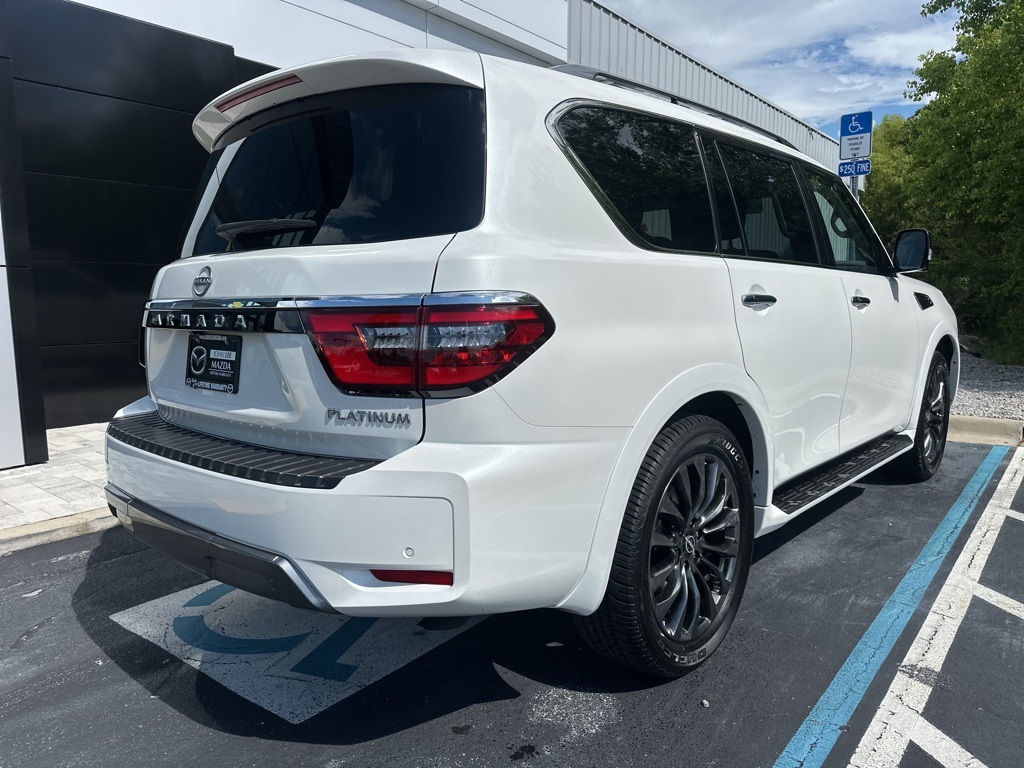 2024 Aspen White Tricoat Nissan Armada Platinum RWD SUV