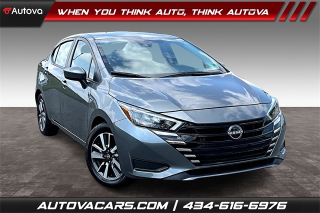 2025 Gun Metallic Nissan Versa 1.6 SV FWD Sedan