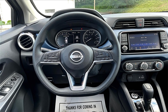 2025 Gun Metallic Nissan Versa 1.6 SV FWD Sedan