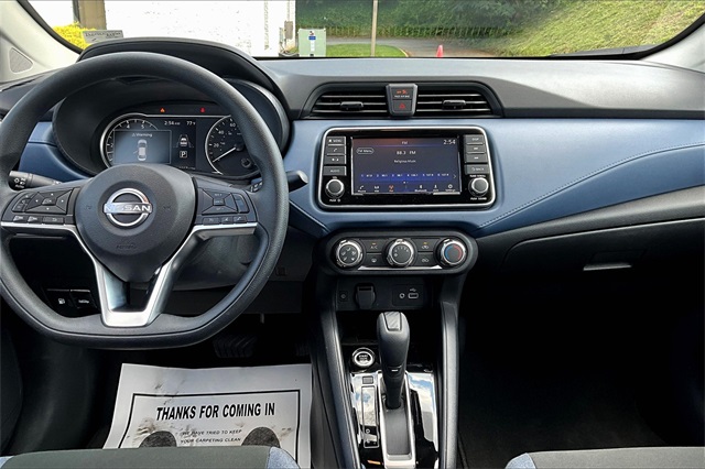 2025 Gun Metallic Nissan Versa 1.6 SV FWD Sedan