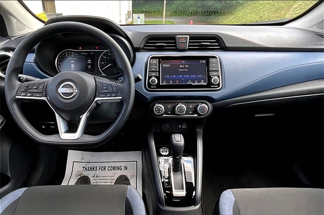 2025 Gun Metallic Nissan Versa 1.6 SV FWD Sedan