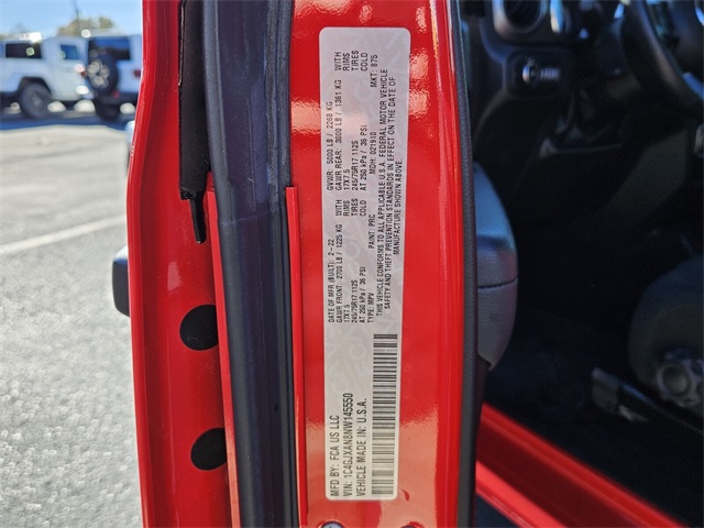 2022 Jeep Wrangler Sport S 4x4