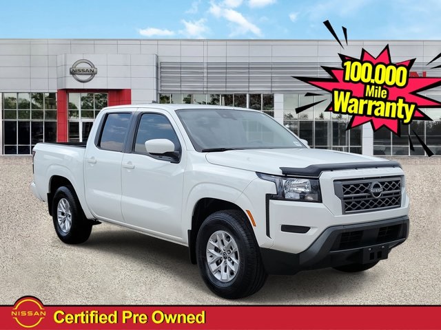 2024 Glacier White Nissan Frontier SV Truck