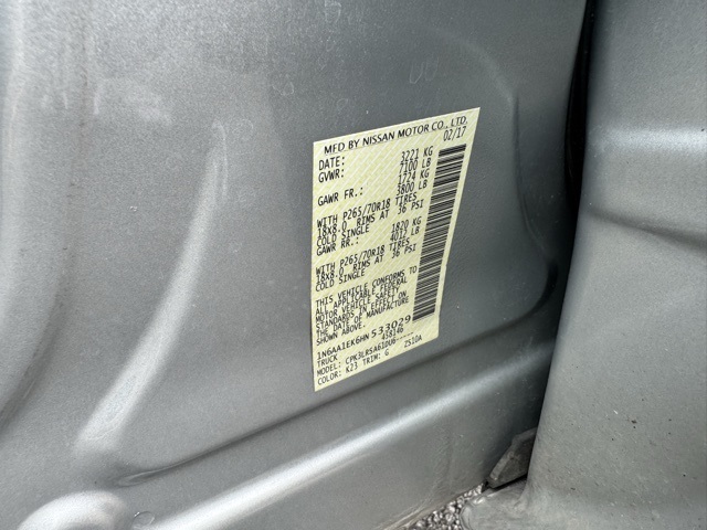 Photo of 2017 Nissan Titan S in Jacksonville, NC - 11,  2017 Nissan Titan S:16898P