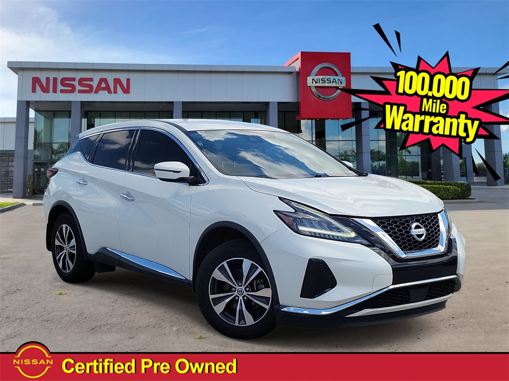 2020 Pearl White Tricoat Nissan Murano S SUV