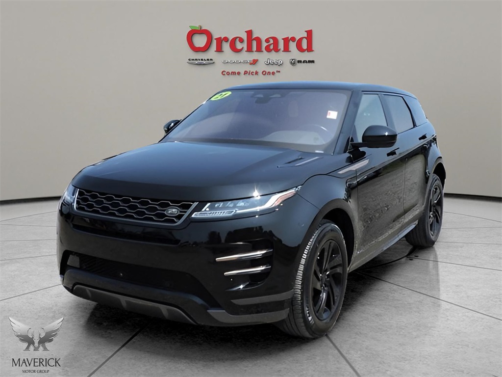 2021 Black Land Rover Range Rover Evoque Dynamic AWD SUV