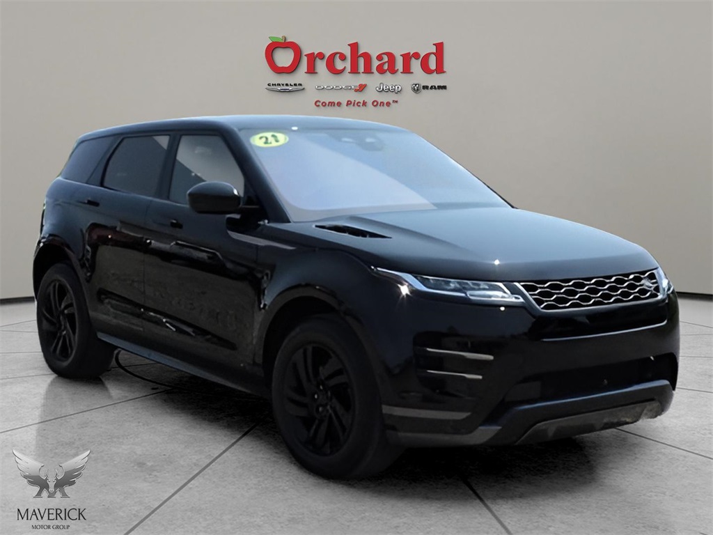 2021 Black Land Rover Range Rover Evoque Dynamic AWD SUV