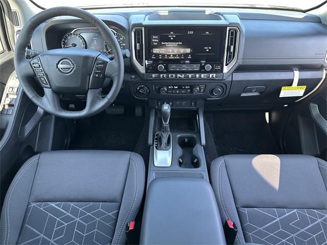 2025 Glacier White Nissan Frontier SV 4X4 Truck