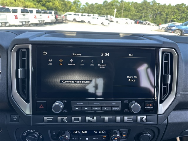 2025 Glacier White Nissan Frontier SV 4X4 Truck