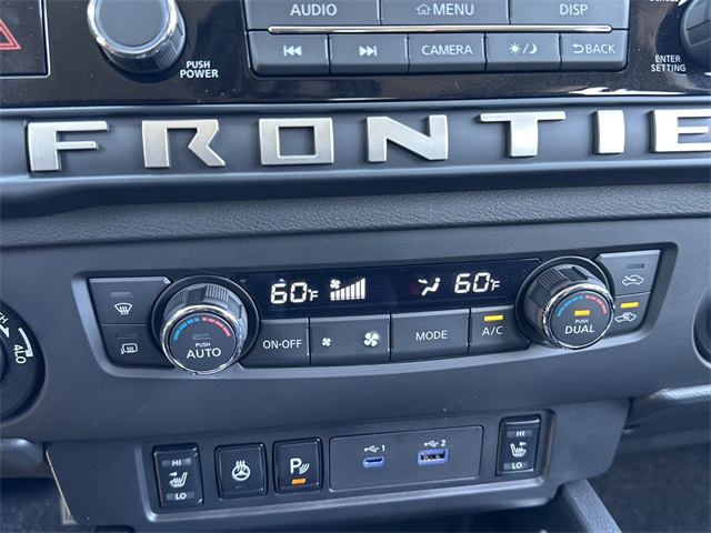 2025 Glacier White Nissan Frontier SV 4X4 Truck