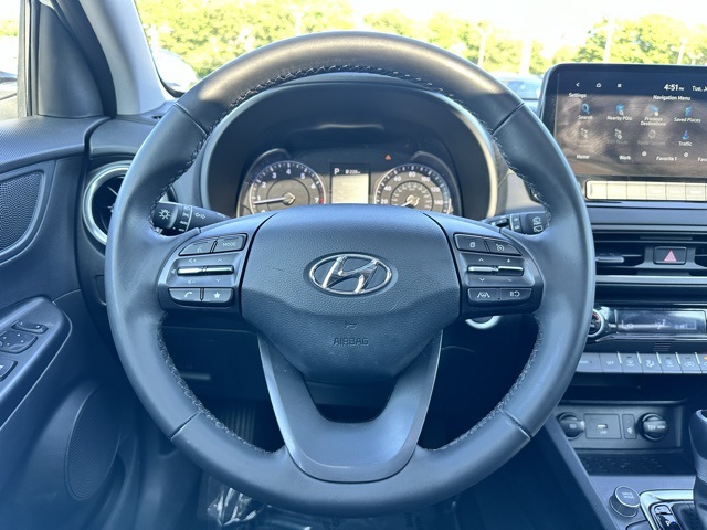 2023 Lunar White Hyundai Kona SEL AWD SUV