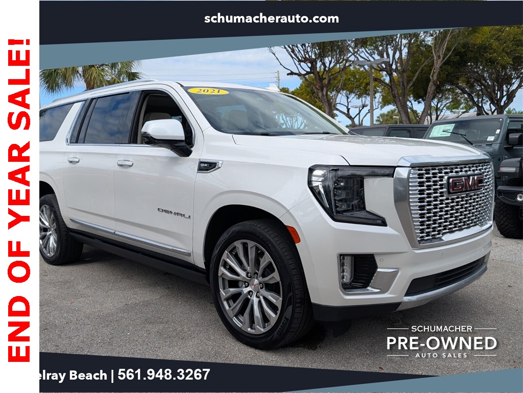 used 2021 GMC Yukon XL car, priced at $43,998