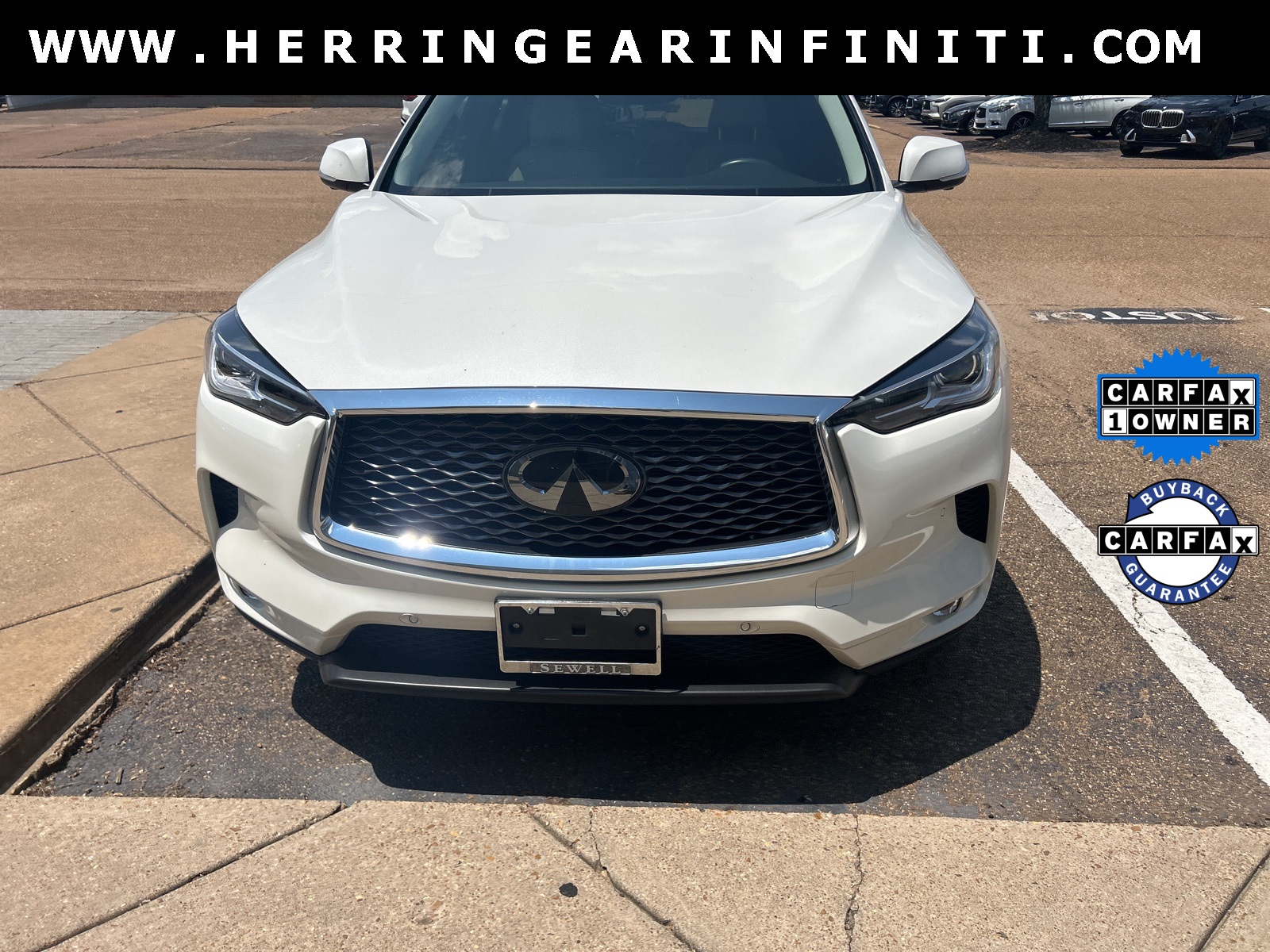 2022 Majestic White INFINITI QX50 ESSENTIAL FWD SUV
