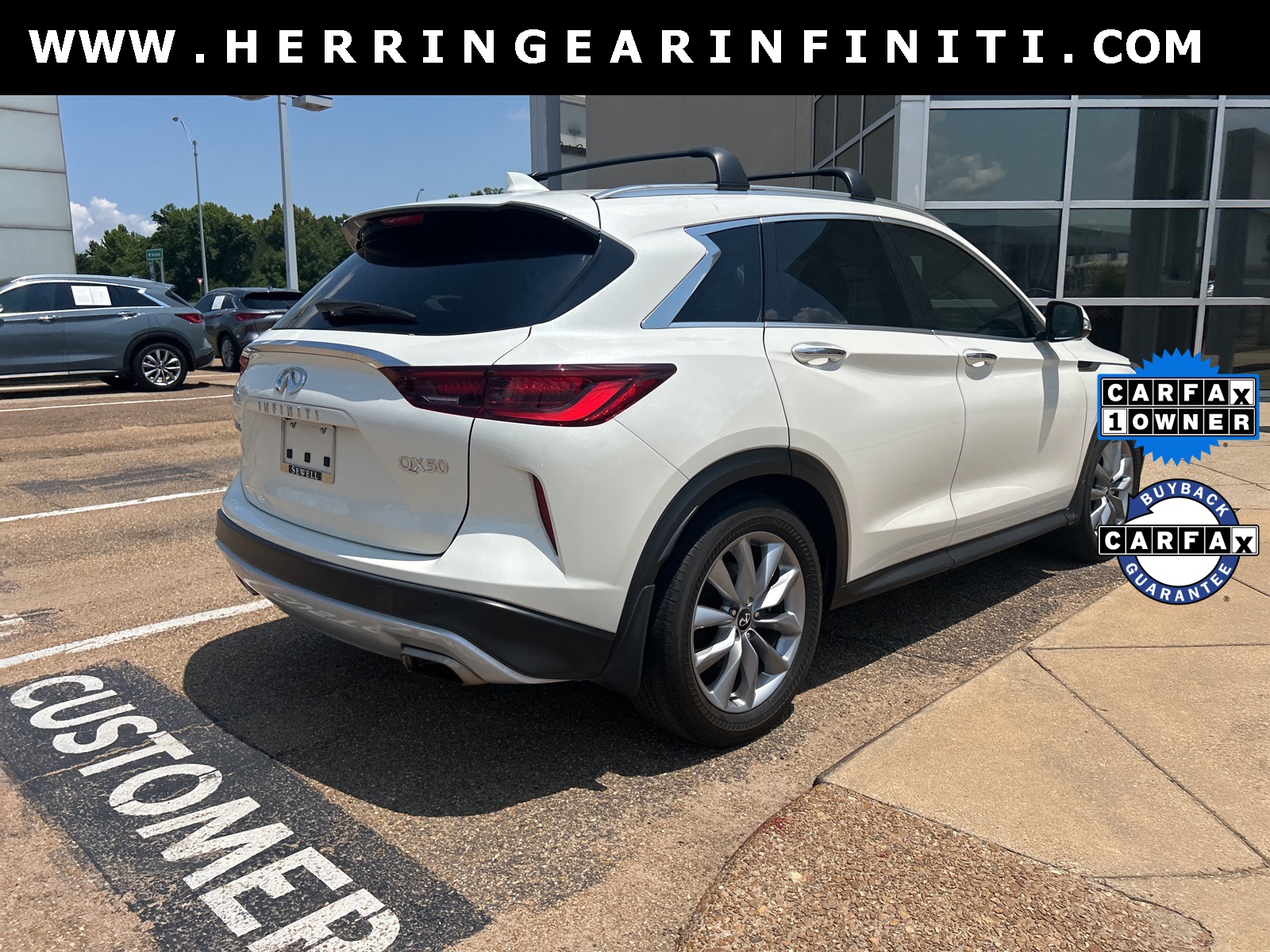 2022 Majestic White INFINITI QX50 ESSENTIAL FWD SUV