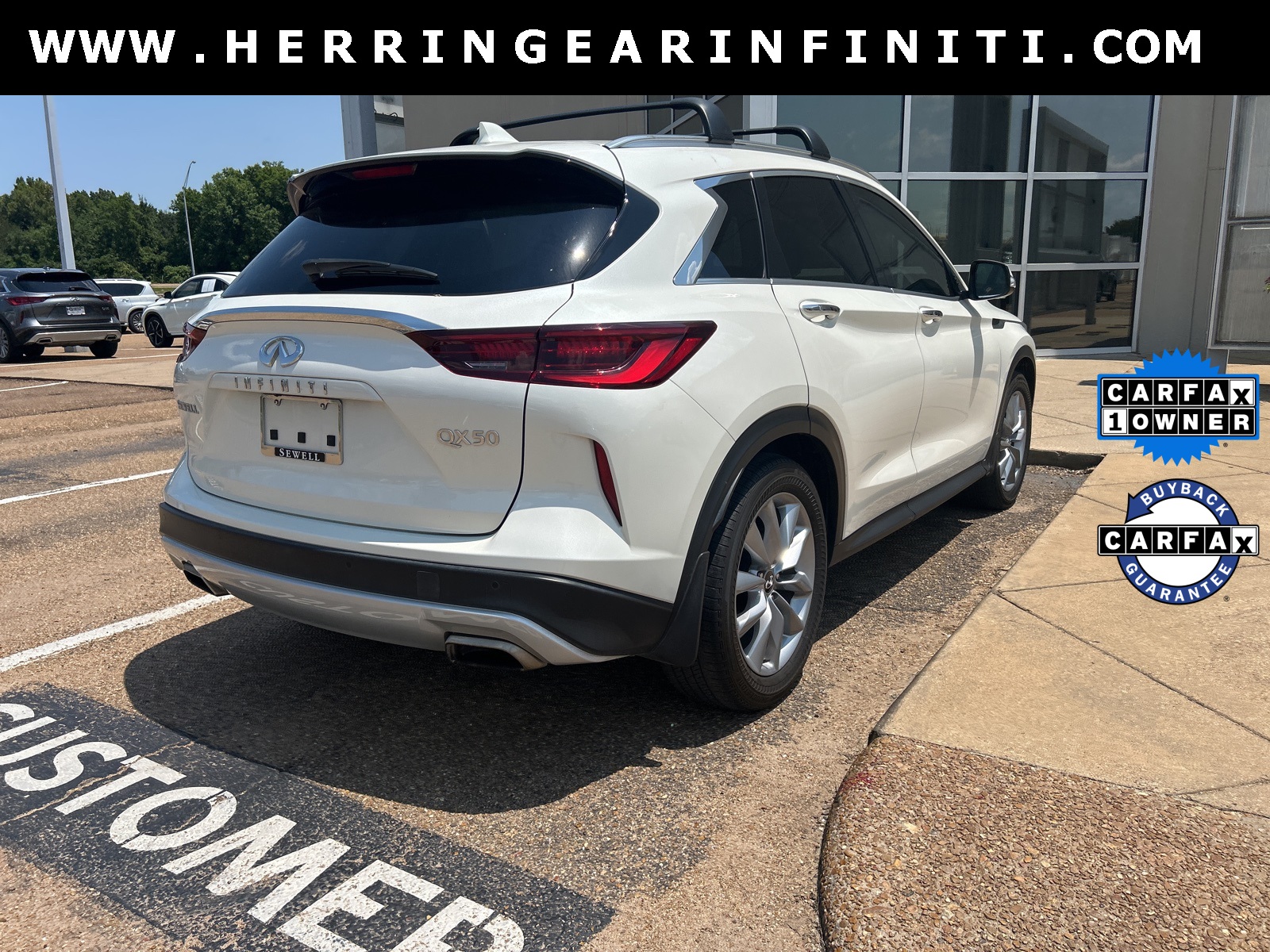 2022 Majestic White INFINITI QX50 ESSENTIAL FWD SUV
