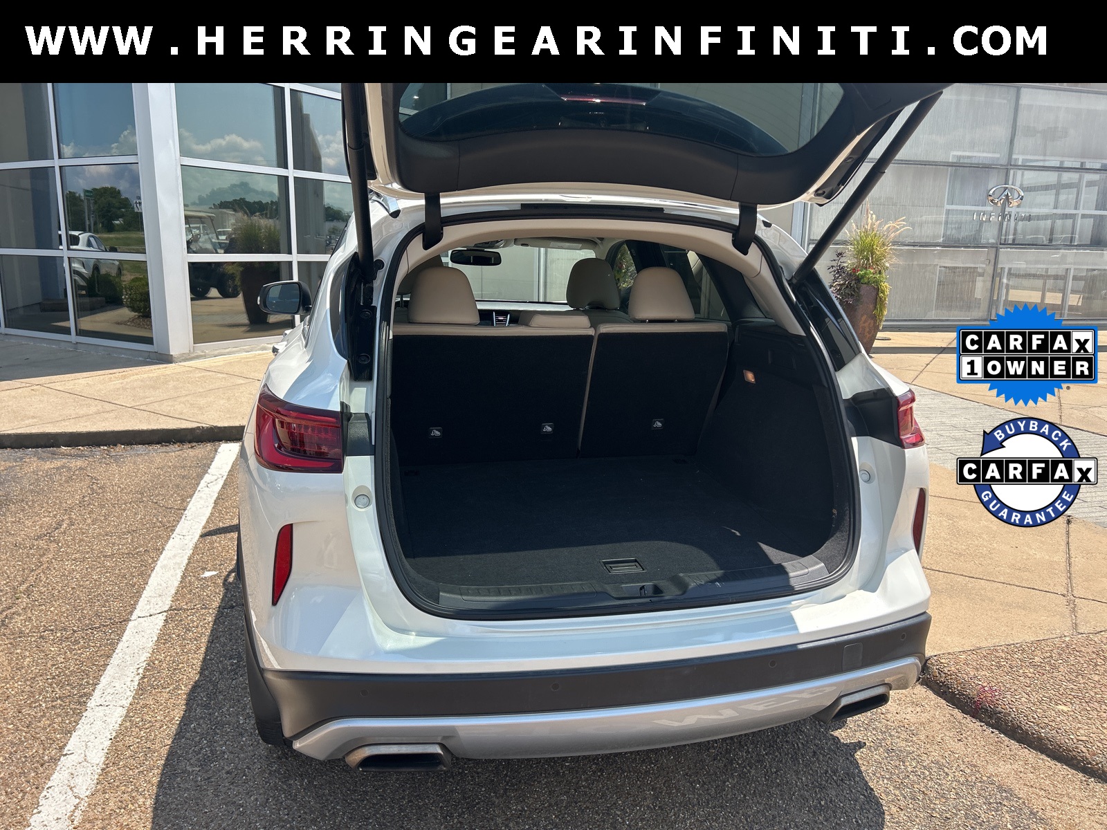 2022 Majestic White INFINITI QX50 ESSENTIAL FWD SUV