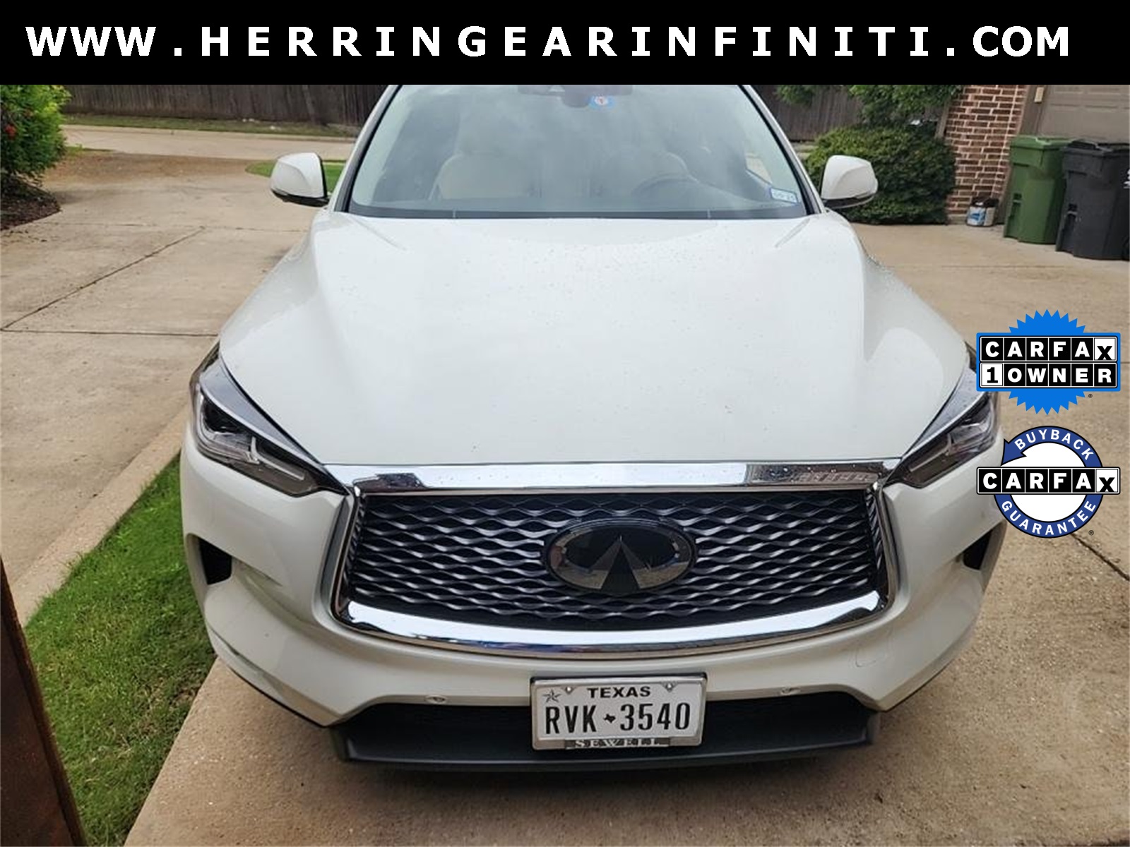 2022 Majestic White INFINITI QX50 ESSENTIAL FWD SUV