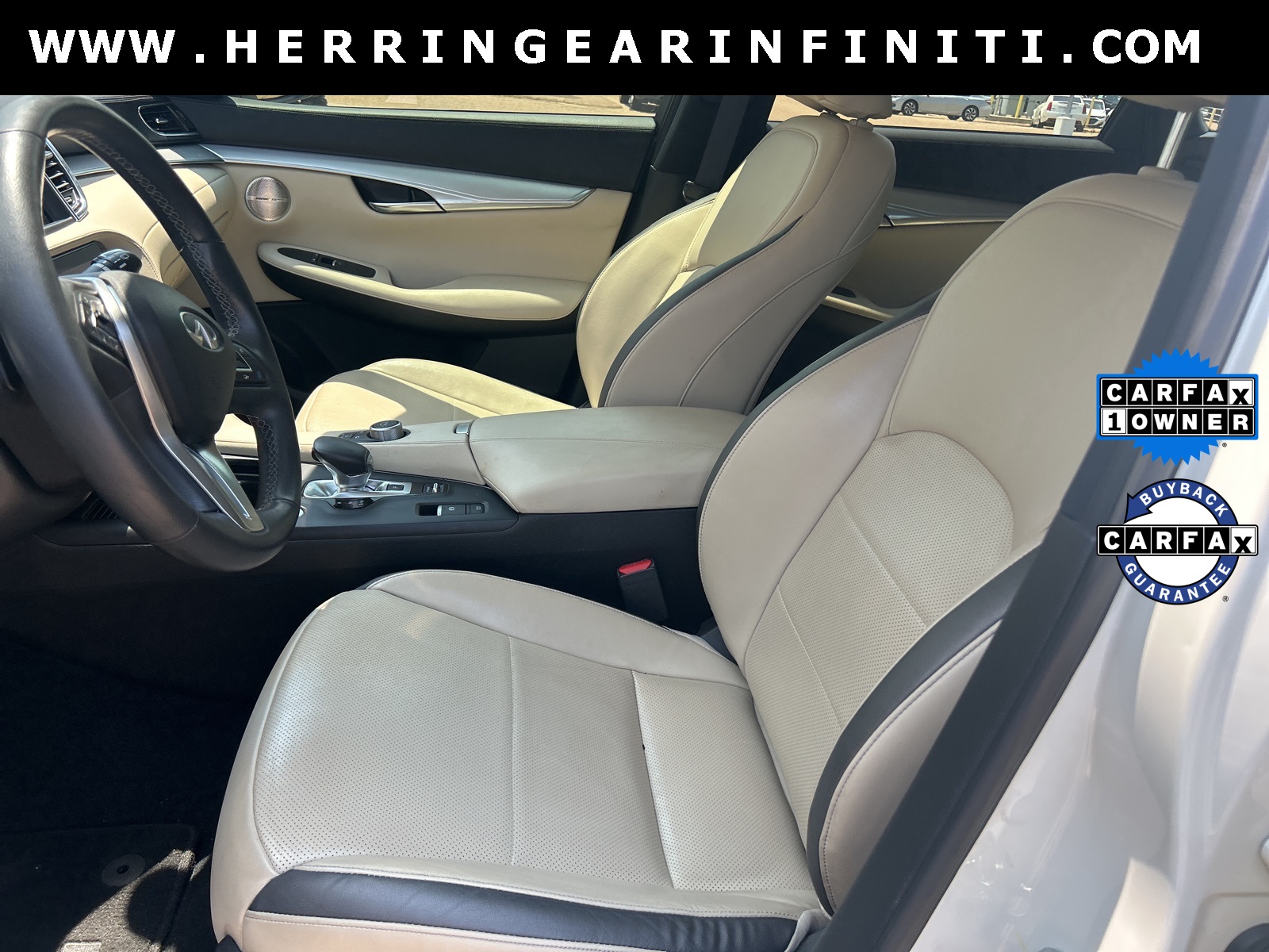 2022 Majestic White INFINITI QX50 ESSENTIAL FWD SUV